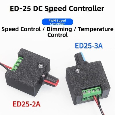 2A für PWM DC Lüfter Motor Controller für 5V 12V 24V Eingang LED Dimmer Heizk