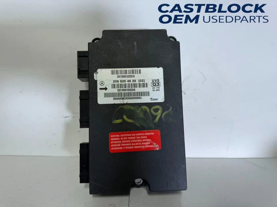 Módulo de control convertible Mercedes W209 CLK320 CLK500 2003-2009 2098204526 OEM Foto 4 de 4