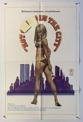 X-RATED Johnny Wadd(Holmes) HOT ***** IN THE CITY Original Adult Movie Poster