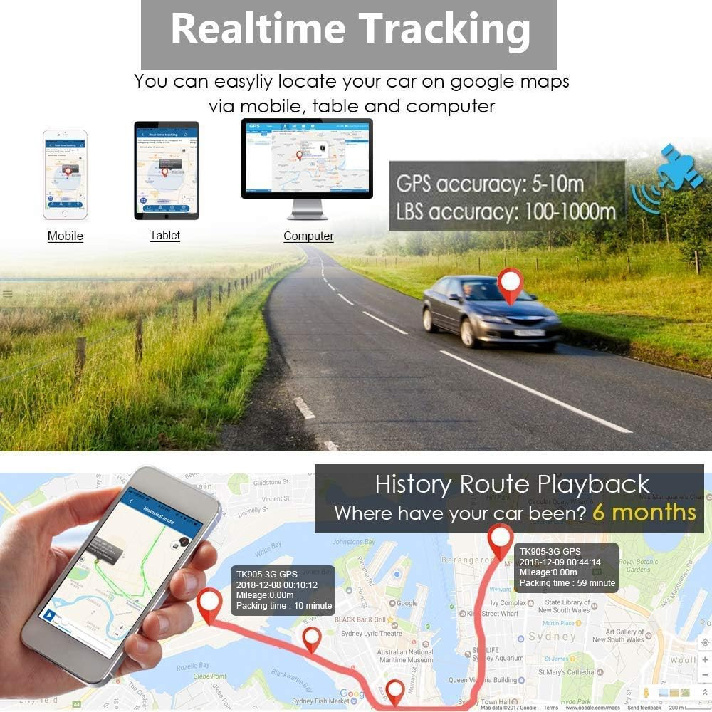 Localizzatore Mini GPS TK913: Sicurezza per Auto, Bambini e Anziani - 2
