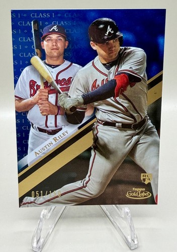 Austin Riley [Class 1] #60 2019 Topps Gold Label card
