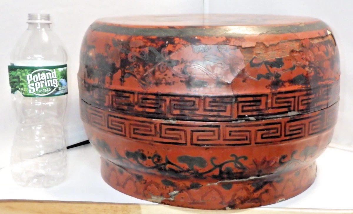 缅甸古董木制盒子| eBay