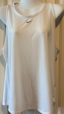 Nike Dri-Fit White Tank Top - Women's Large