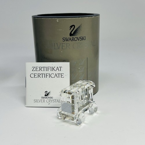 SWAROVSKI Crystal 5 Piece Train Set Figurine"When We Were Young”+ Large Mirror - Picture 9 of 24