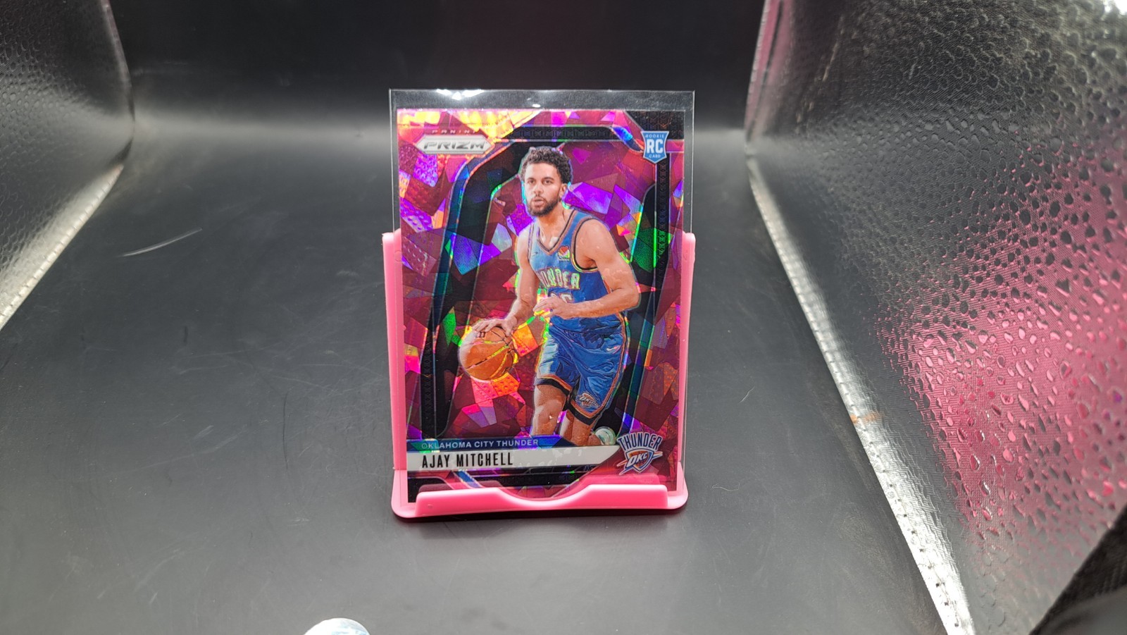 2024-25 Panini Prizm - Ajay Mitchell #226 Pink Ice Prizm (RC)