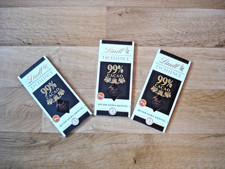 3x Lindt Excellence EDEL Schokolade Edelbitter 99% CACAO NEU OVP 50gr. TAFEL