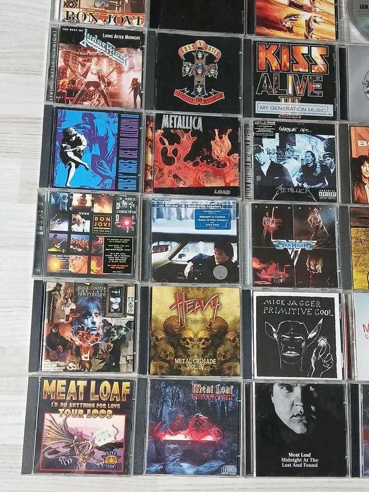 100 x Heavy Metal/ Rock/Pop-CDs 60er-70er-80er Vintage Top-Zustand Nr5 - Bild 4 von 4