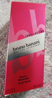 Bruno Banani Pure Woman Eau de Toilette, 30 ml - NEU