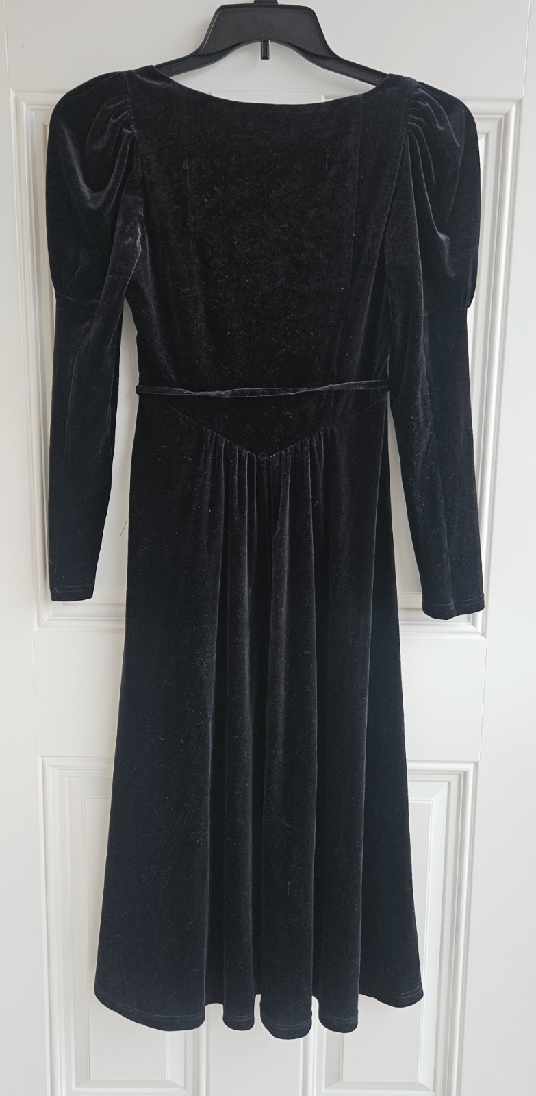 Simple Retro Eliza Square Neck Patchwork Puff Sle… - image 9