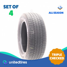 Set Of 4 Used 25555r18 Bridgestone Turanza El450 Enliten 105v - 5.5-7.532