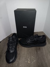 Hugo Boss Titanium Runn MXME Black Shoes Size 13 Gently Used