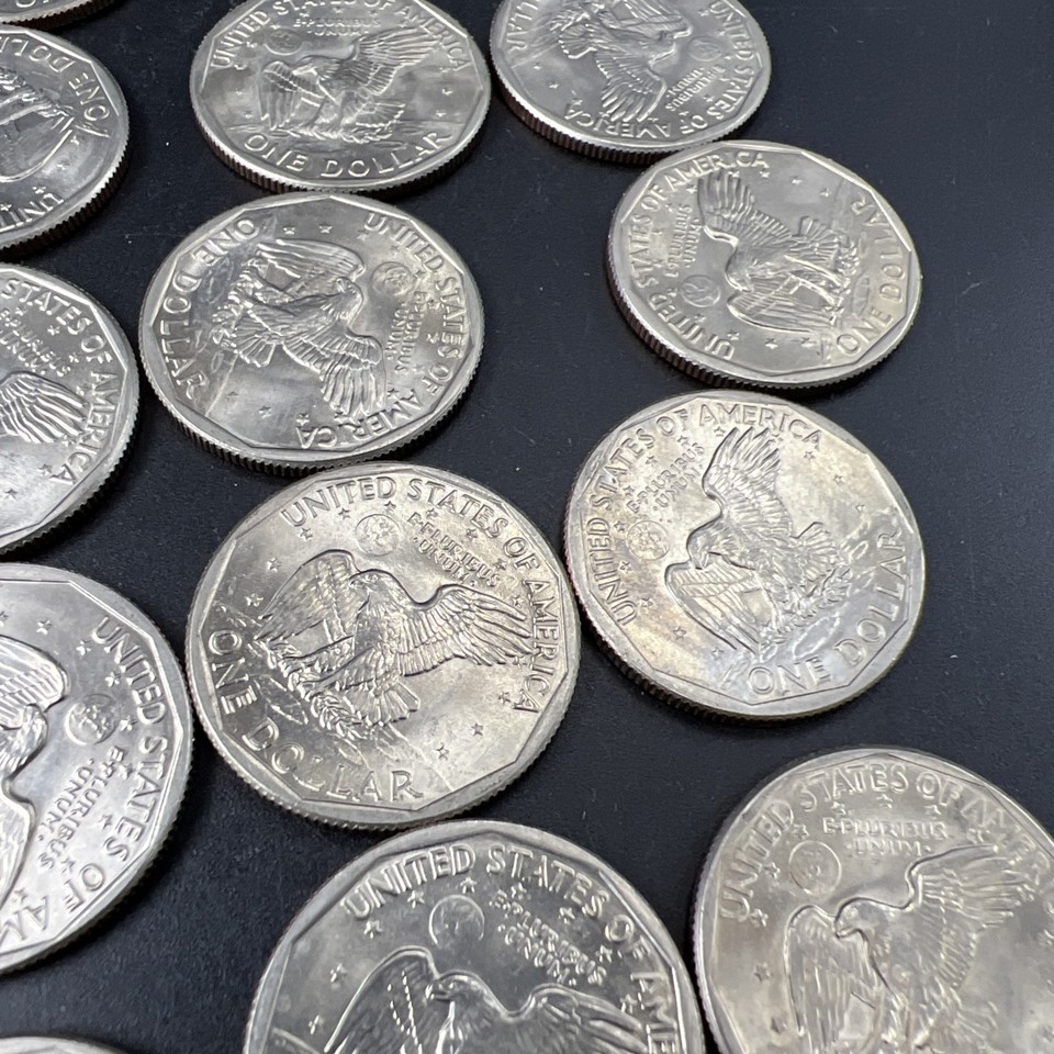 BU Colorized SBA 1999 P Susan B Anthony Dollar In Capsule - Foto 10