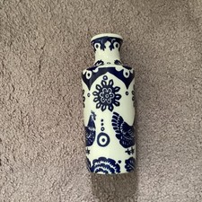 Emma Bridgewater Chicken Blue Hen Small Bud Vase
