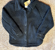 Happy Nation Victorias Secret Fleece Jacket Teddy Bear Size Girls M 10 NEW