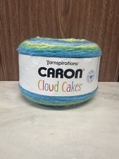 1 CARON CLOUD CAKES in TIDAL WAVE 8.5oz 760yds Polyester