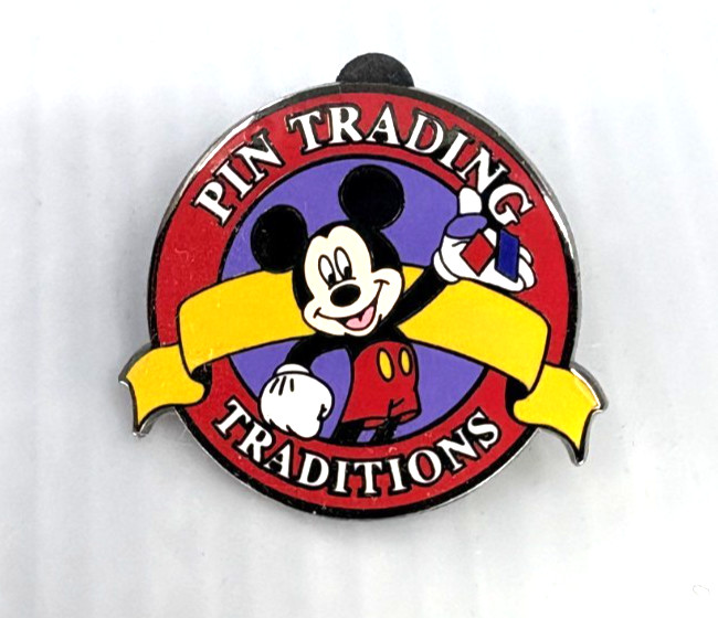 Disney pin 35578 Mickey Mouse pin trading Traditions logo souvenir cast member