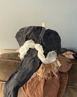 Large Halloween 31 In. Rag Doll Cloth Witch W Broom Shelf Sitter Folk Art Decor — photo 9