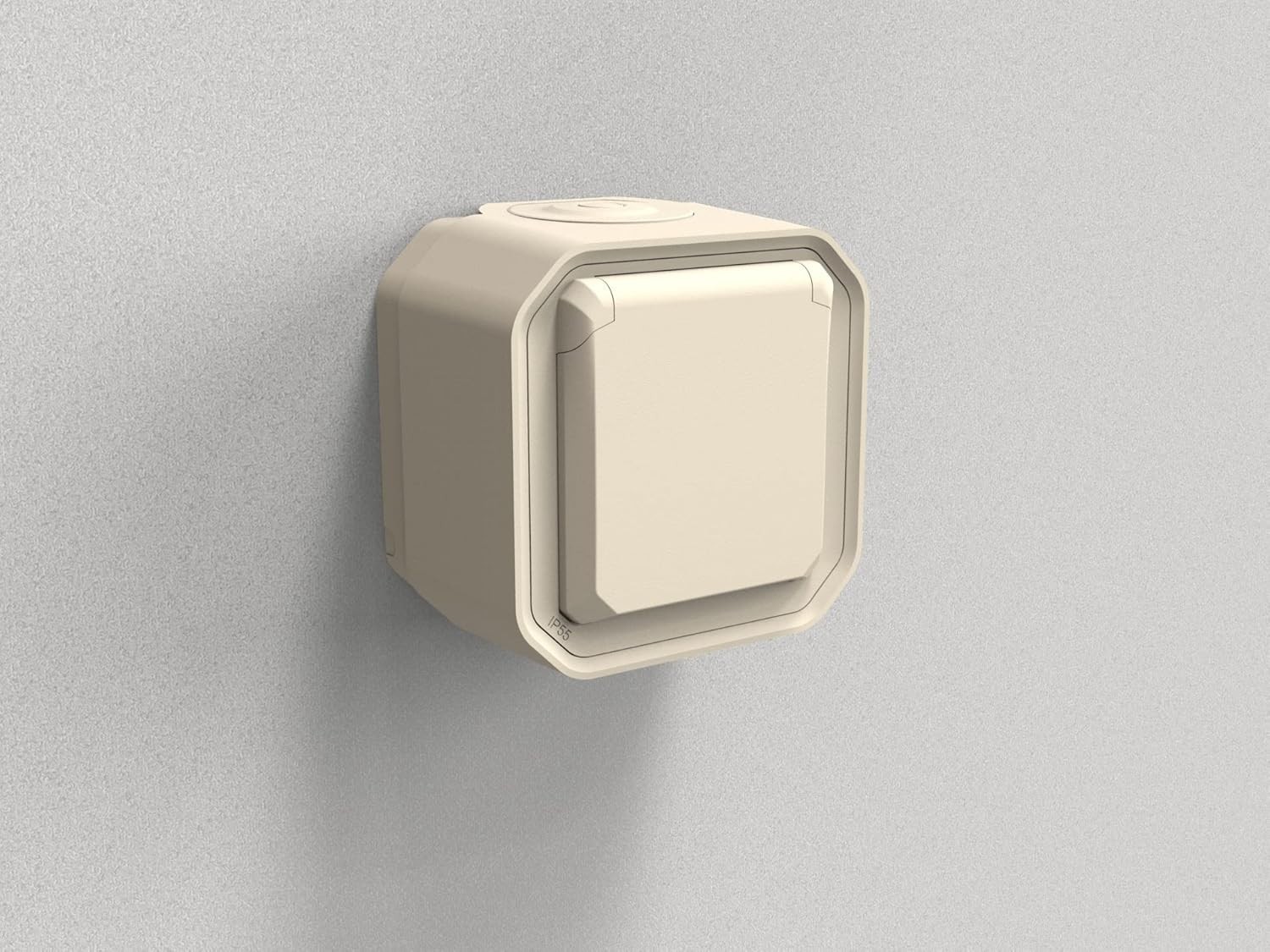 Prise électrique extérieure Legrand Plexo 16A étanche sable IP55 - 4
