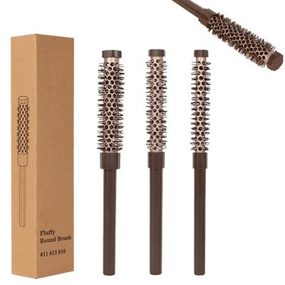 3Pcs Small Round Hair Brush for Blow Drying, 0.78/0.70/0.59 Inch Blowout Roller