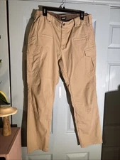 CQR-Men’s Tactical Pants, Cargo Pockets- Beige size 36/32. Ripstop Material.