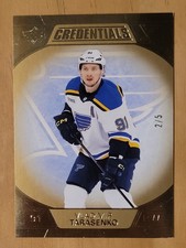 Vladimir Tarasenko 2022-23 Upper Deck Credentials Gold 74 /5 RARE Minnesota Wild
