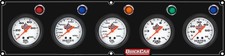 Quickcar Racing Products 5 Gauge Panel Opwtotfp15wp Black 61-6766