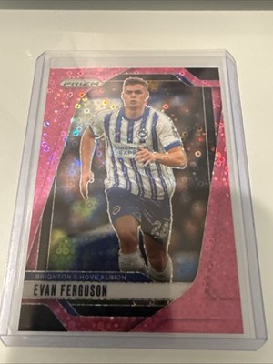 2024-25 Panini Prizm EPL  Evan Ferguson Breakaway Pink Disco Prizm /149 #182