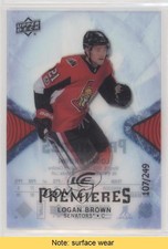 2017-18 Upper Deck Ice Ice Premieres 107/249 Logan Brown #186 READ f0v