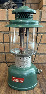 #ad #ad Vintage Coleman 220E Dual Mantle Lantern Dated 12 62 $39.95