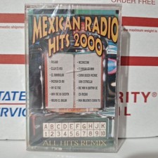 Mexican Radio Hits 2000 Cassette Tape Cumbia Remix Norteno Mariachi Ranchera