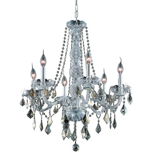 Elegant Lighting V7856D24C-GT/RC Verona Mini Chandelier Chrome - Picture 1 of 3