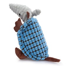 Plush Dog Squeaky Toy Stuffed Armadillo Animal Pet Puppy Chew Toys with Clean...