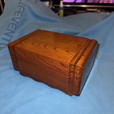 Vintage Holz Spieluhr Schmuckkästchen Japan