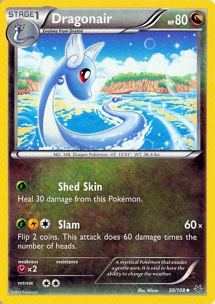 Dragonair 50/108 Roaring Skies Pokemon NM