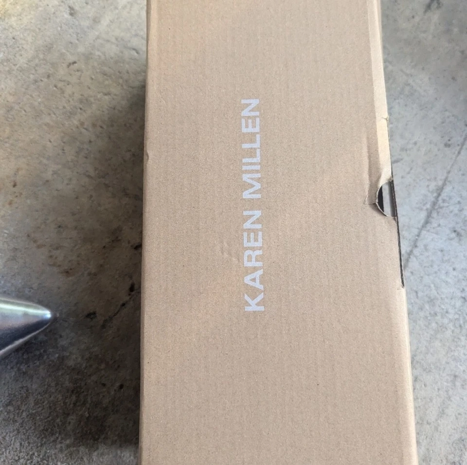 Karen Millen detalhe de arco liso prata tamanho 7 - Imagem 3 de 4