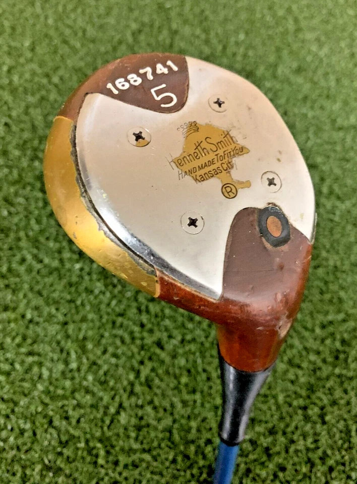 Kenneth Smith Kansas City Blindaje Caqui 5 Madera Damas Acero NUEVO AGARRE dj6435 Foto 3 de 4
