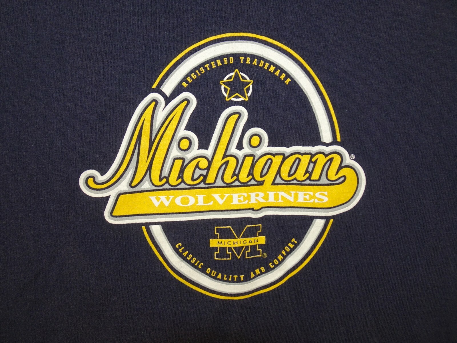 Maillot football américain WOLVERINES MICHIGAN vintage