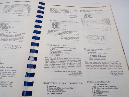International Cookbook of Beta Sigma Phi Chapter Sorority Vintage 1968 Spiral - Picture 9 of 11