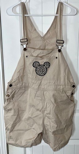 Vintage Disney Catalog Youth Girls Khaki Tan Overalls Size M Medium - Picture 2 of 11