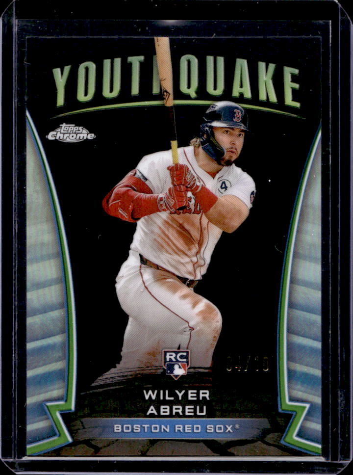 2024 Topps Chrome Update Wilyer Abreu Youthquake Black Refractor RC #4/10 #YQ-89