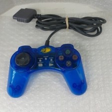 PlayStation 1 PS1 Mad Catz Clear Blue Digital Controller
