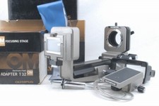 Exc Olympus OM System Auto Bellows w/Focusing Stage Slide Copier T32 OS30