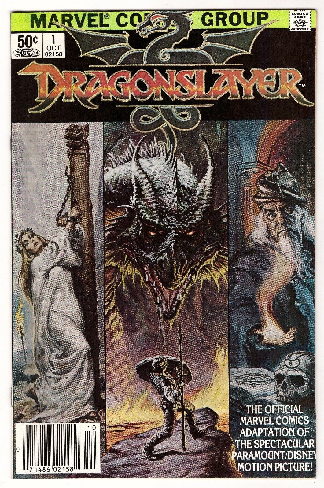 Marvel's Dragonslayer Two Part Movie Adaptation Issues 1 And 2