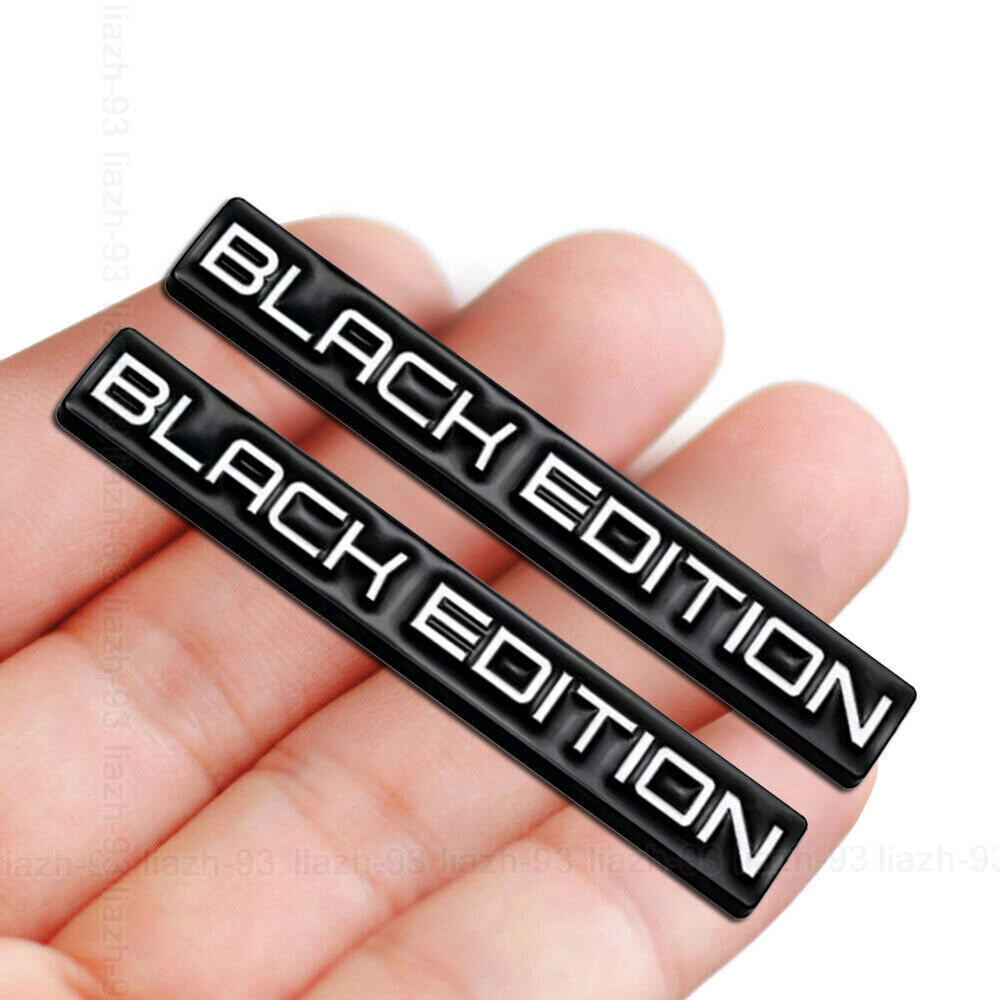 2X Metal Sticker Edition Emblem Badge Car Trunk Fender Decal Sticker Accessories