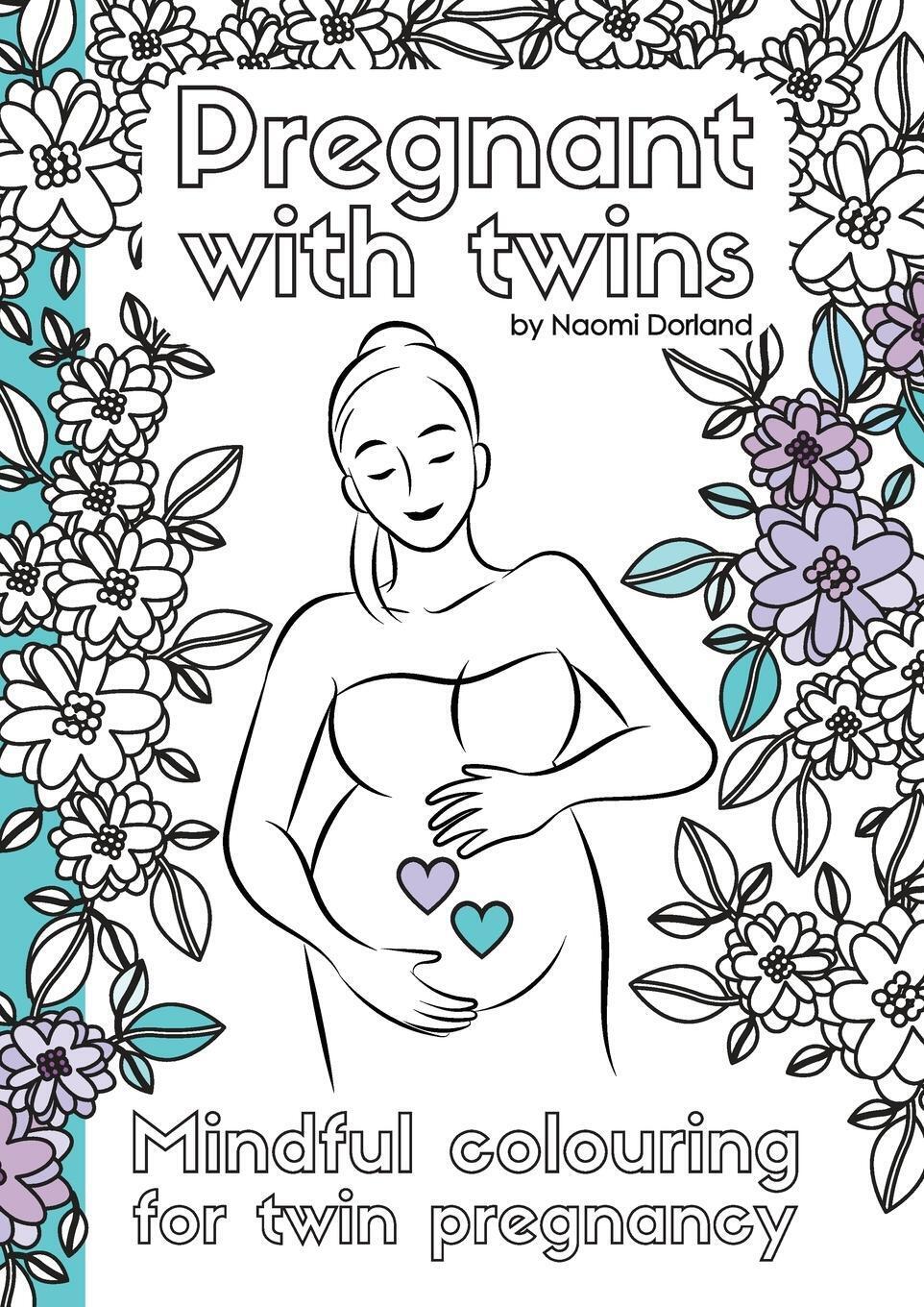 Thumbnail - Pregnant With Twins. Mindful Colouring For Twin Pregnancy. Tbd