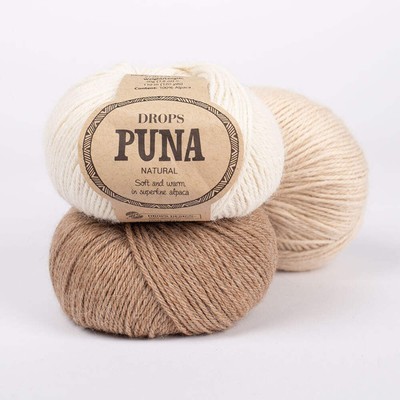DROPS Puna, Alpaca yarn, Alpaca fiber, Alpaca wool yarn, Knitting yarn