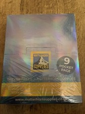 Matterhorn 9 Pocket Pages - A4 Pokemon, MTG Trading Card Sleeves x 100