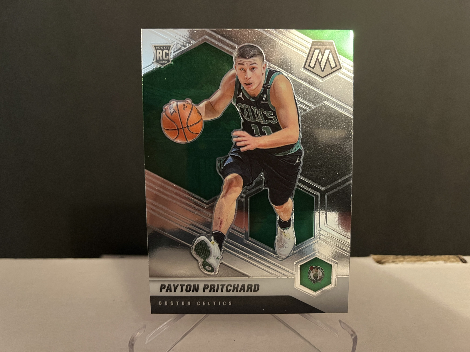2020-21 NBA Panini Mosaic Basketball Payton Pritchard #210 Base Rookie Card