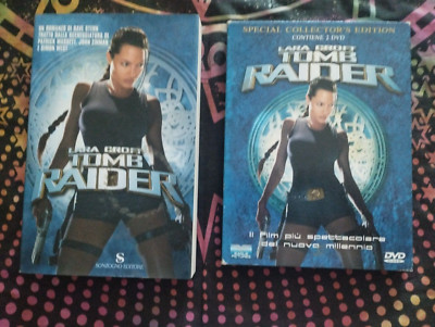 LIBRO SONZOGNO 2001 + DOPPIO DVD LARA CROFT TOMB RAIDER 2002 EXTRA U2 ELEVATION