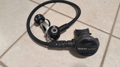 Mares Prestige 15X Scuba Regulator - Black/Gray 416234-INTBKGR